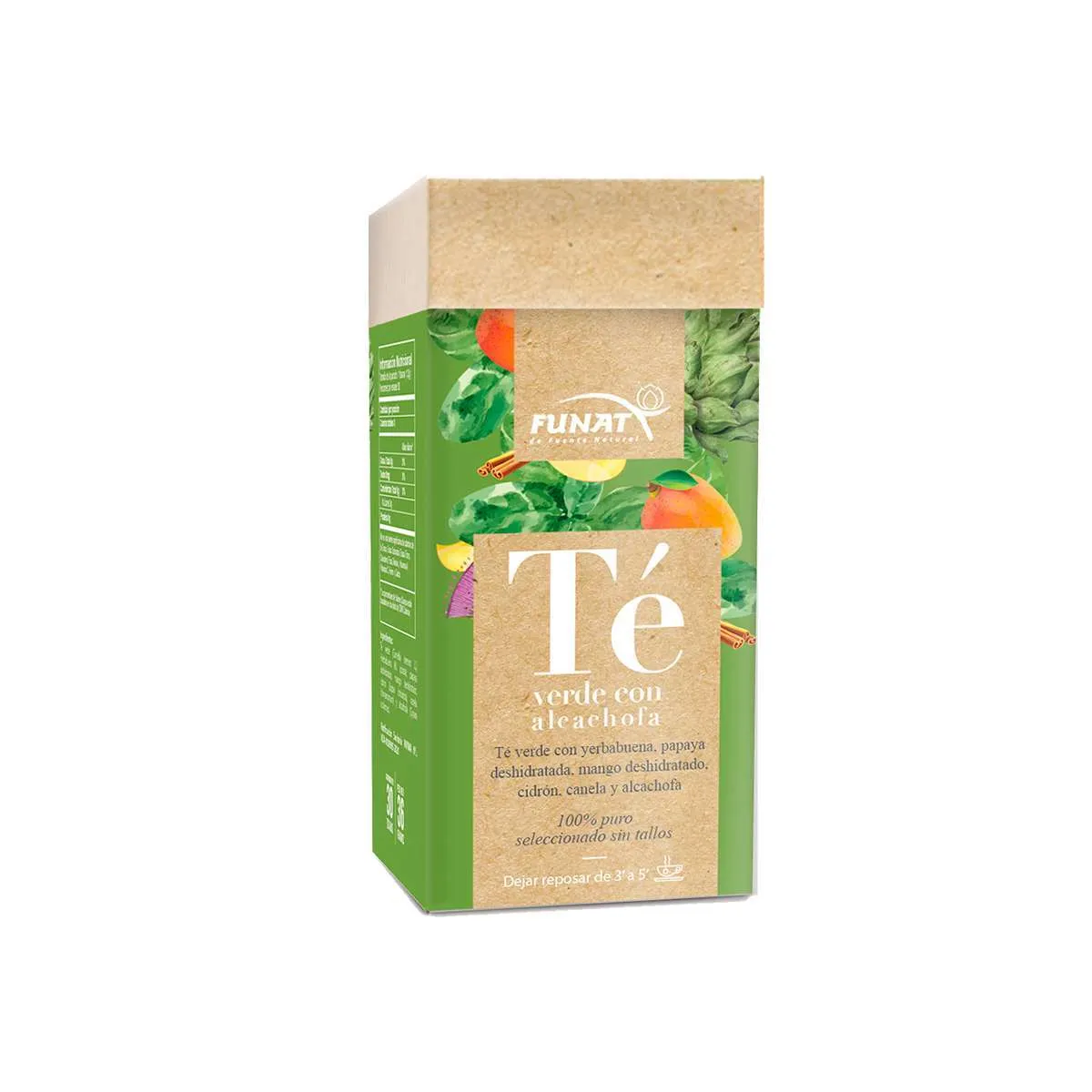 Té verde con alcachofa 30 tisanas – Funat Aliados