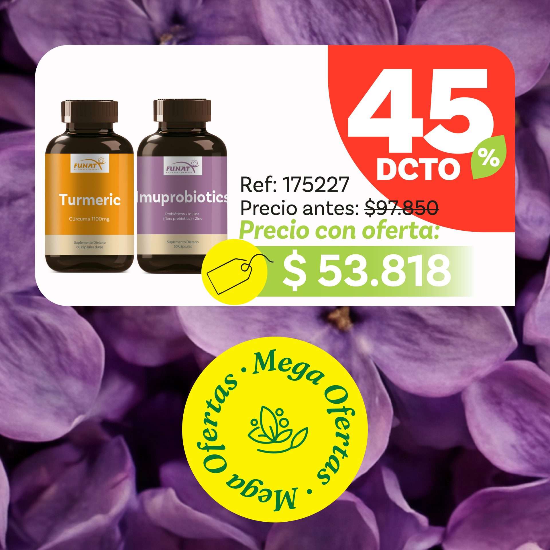Kit imperdible 45% dcto