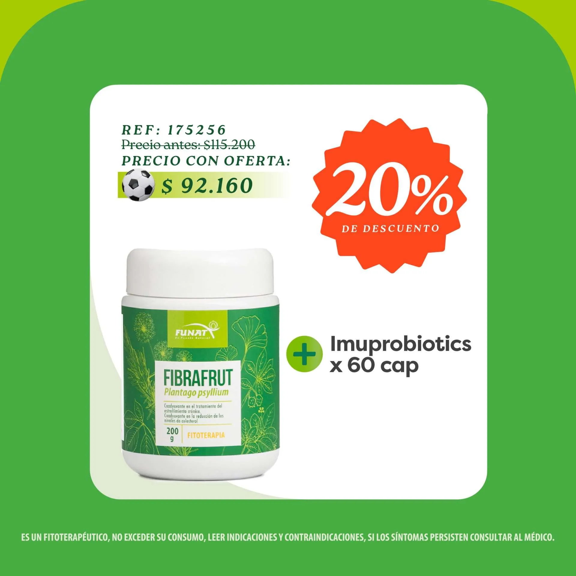 Kit digestivo con el 20% dcto